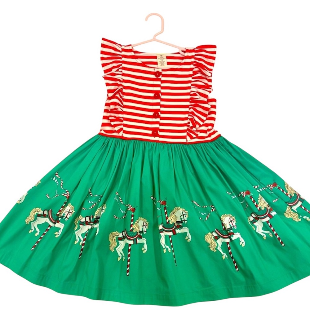 ELEANOR ROSE Gorgeous Christmas Carousel 🎠 Like New! Size - 8/10 ⭐️SALE 2/$40
